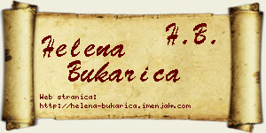 Helena Bukarica vizit kartica